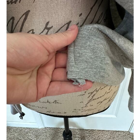 Panthers NFL Juniors sz XL Girl's Zip Up Fleece Hoodie Glitter Detail on Helmet - Picture 6 of 10